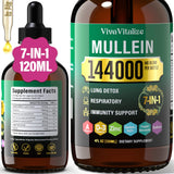 VivaVitalize Gotas de Verbascum, presentación de 120 ml para suministro prolongado