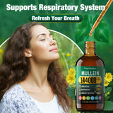 VivaVitalize Gotas de Verbascum, dosis diaria para posible apoyo de vías respiratorias