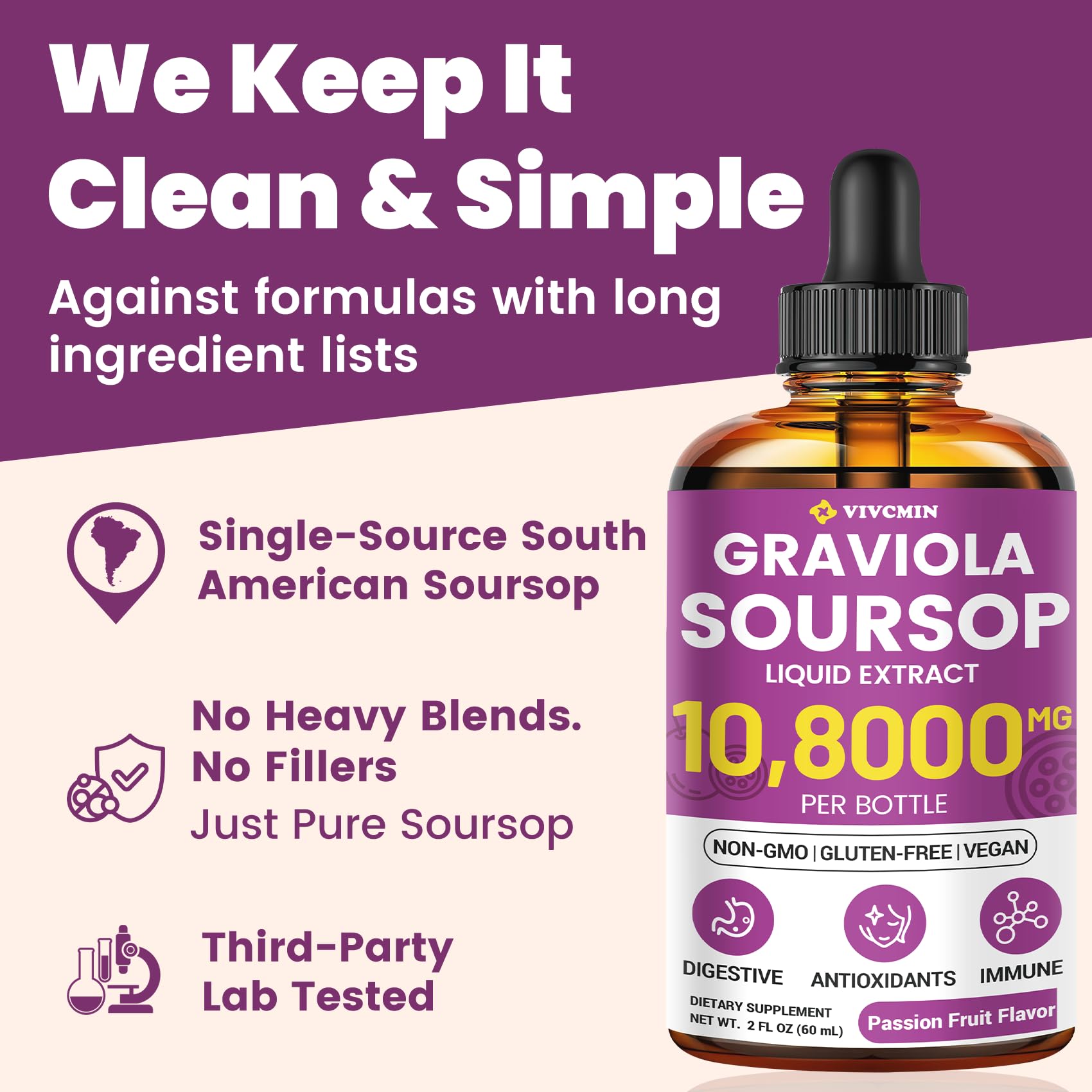 Vivcmin Graviola Drops: uso diario sencillo para apoyar tu rutina de bienestar.