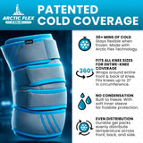 Vive funda de hielo para rodilla, uso de calor terapéutico para confort.