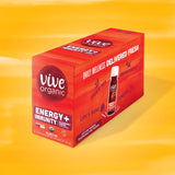 Uso diario con impulso sostenido de Vive Organic Energy Shot.