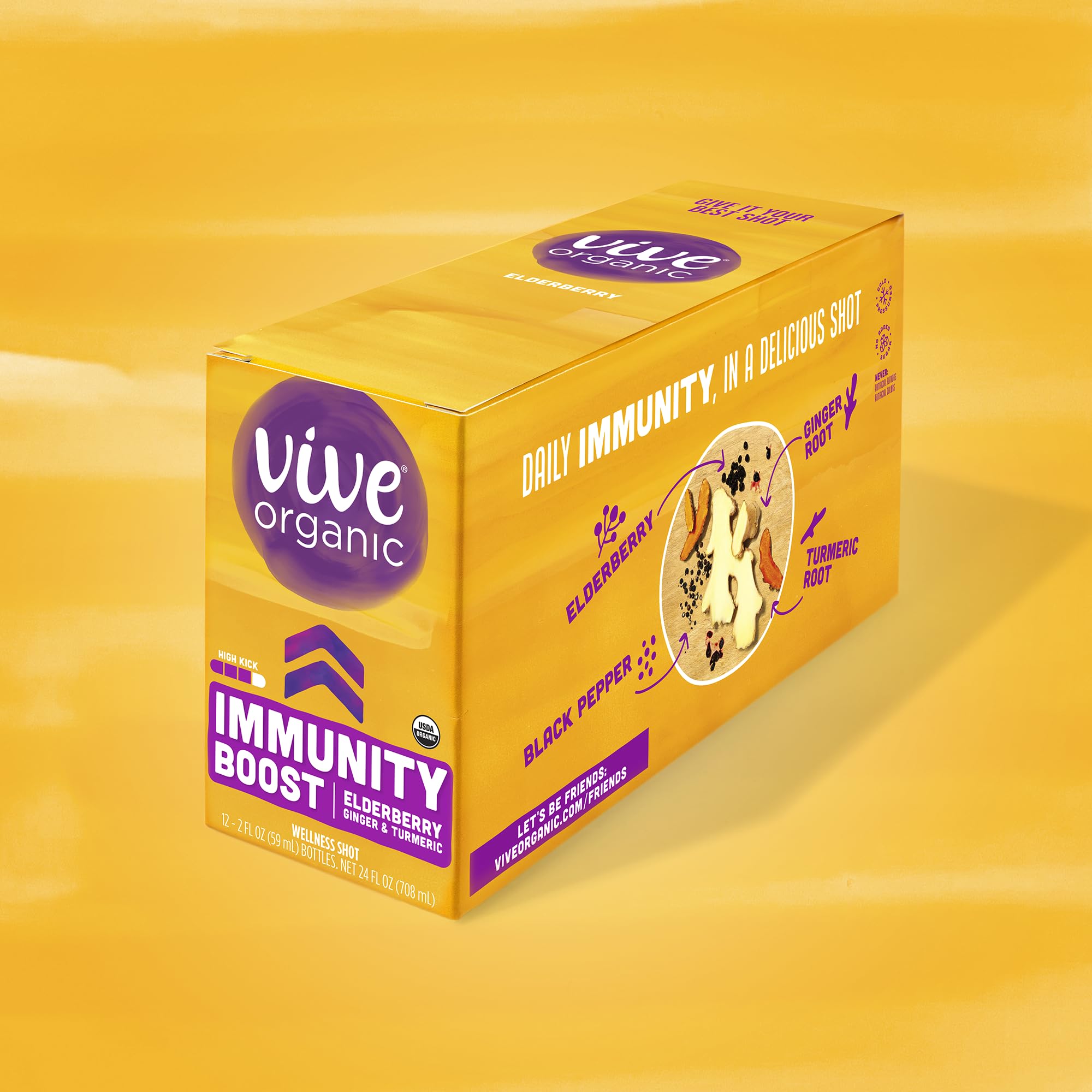 Vive Organic Shot dosis diaria para una rutina rápida.
