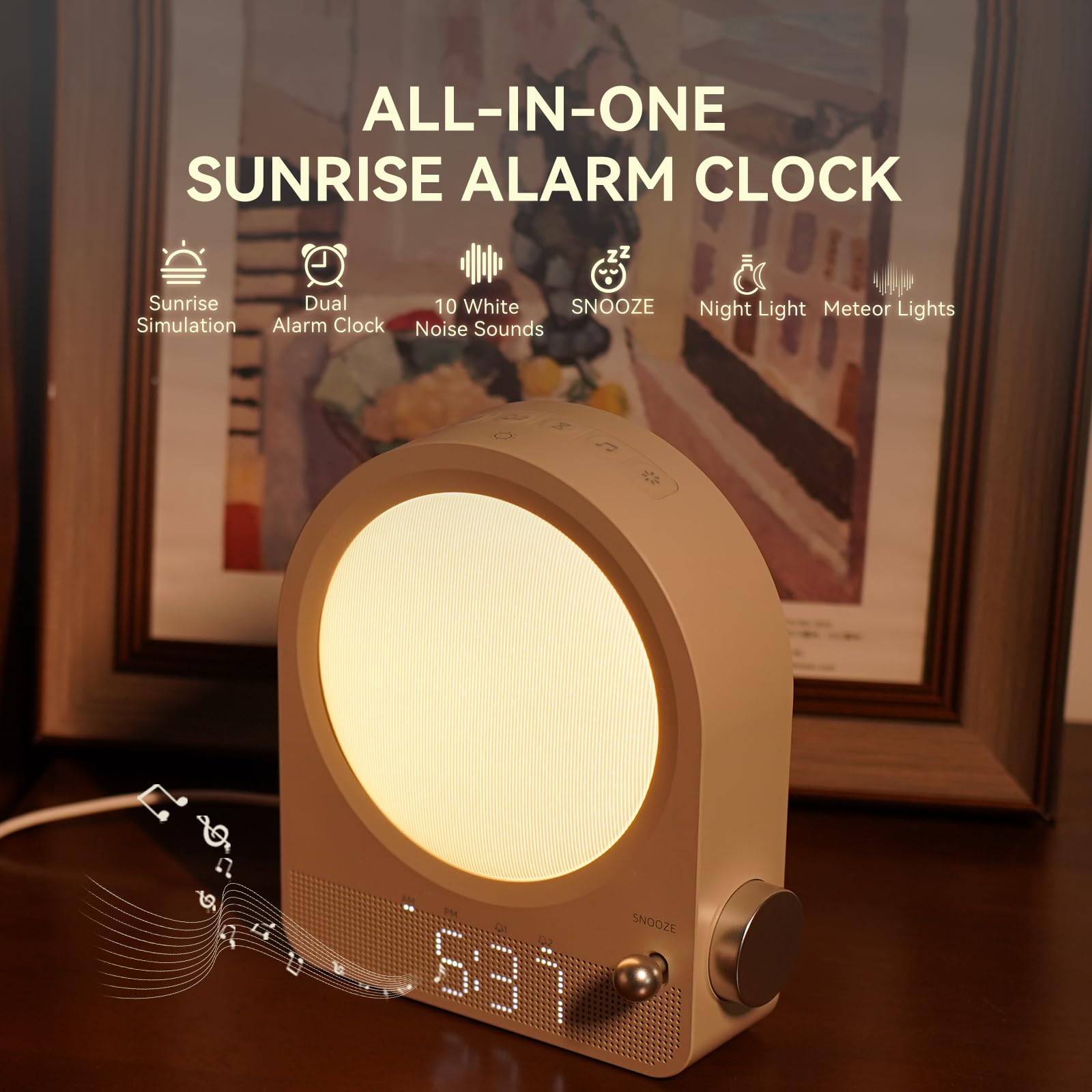 Luz de meteoros de Vivilumens para ambiente relajante y decoración nocturna