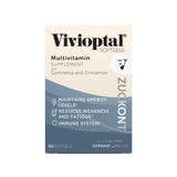 Vivioptal vitaminas: blíster protege cada cápsula blanda para frescura.