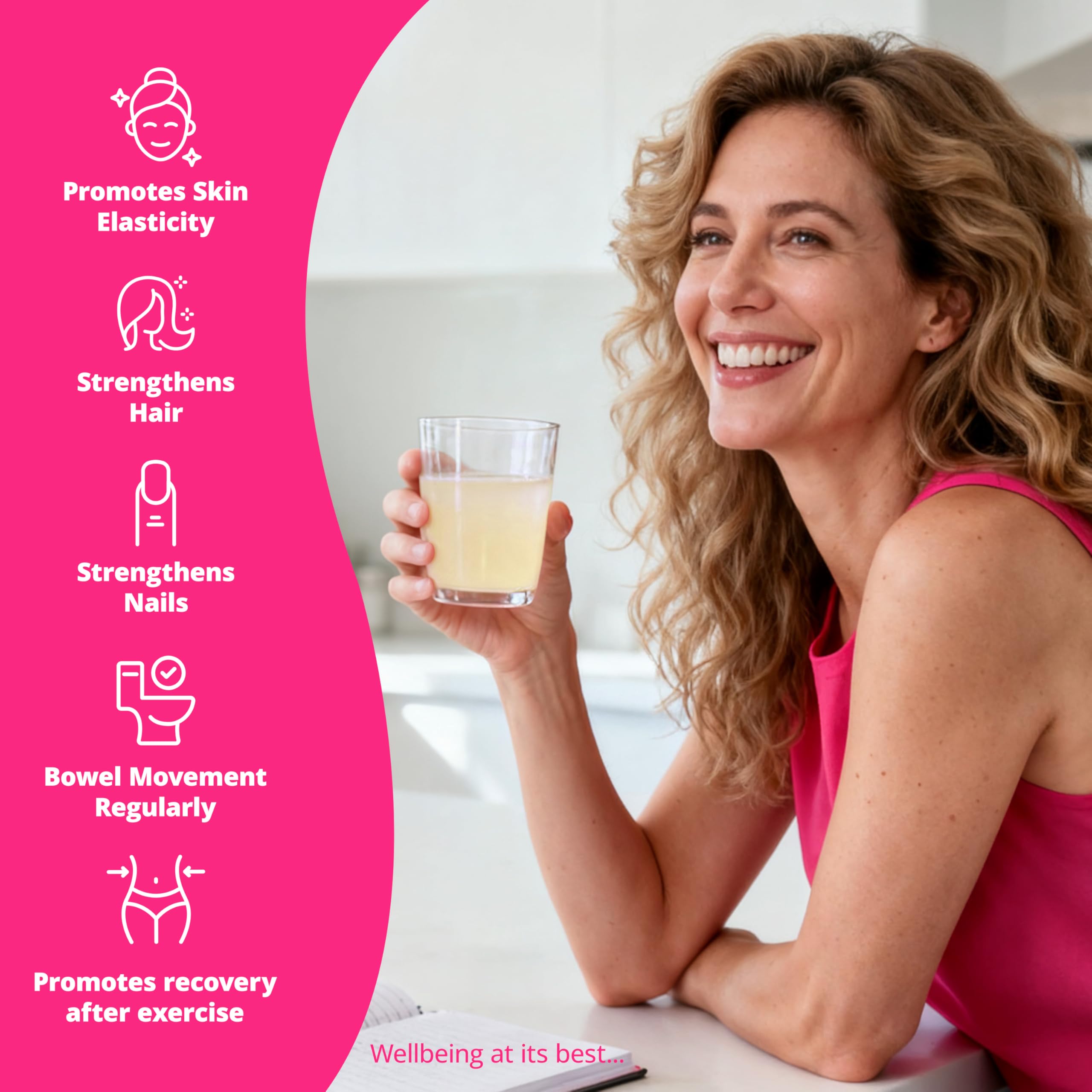 VIVI Youth Collagen fórmula sin sabor para mezclar sin esfuerzo