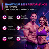 VivoNu Creatine Gummies: gomitas de creatina para energía sostenida en el entrenamiento.