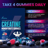 VivoNu Creatine Gummies: textura suave facilita la ingesta diaria.