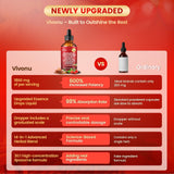 VivoNu Drops Moringa hojas destaca nutrientes naturales.
