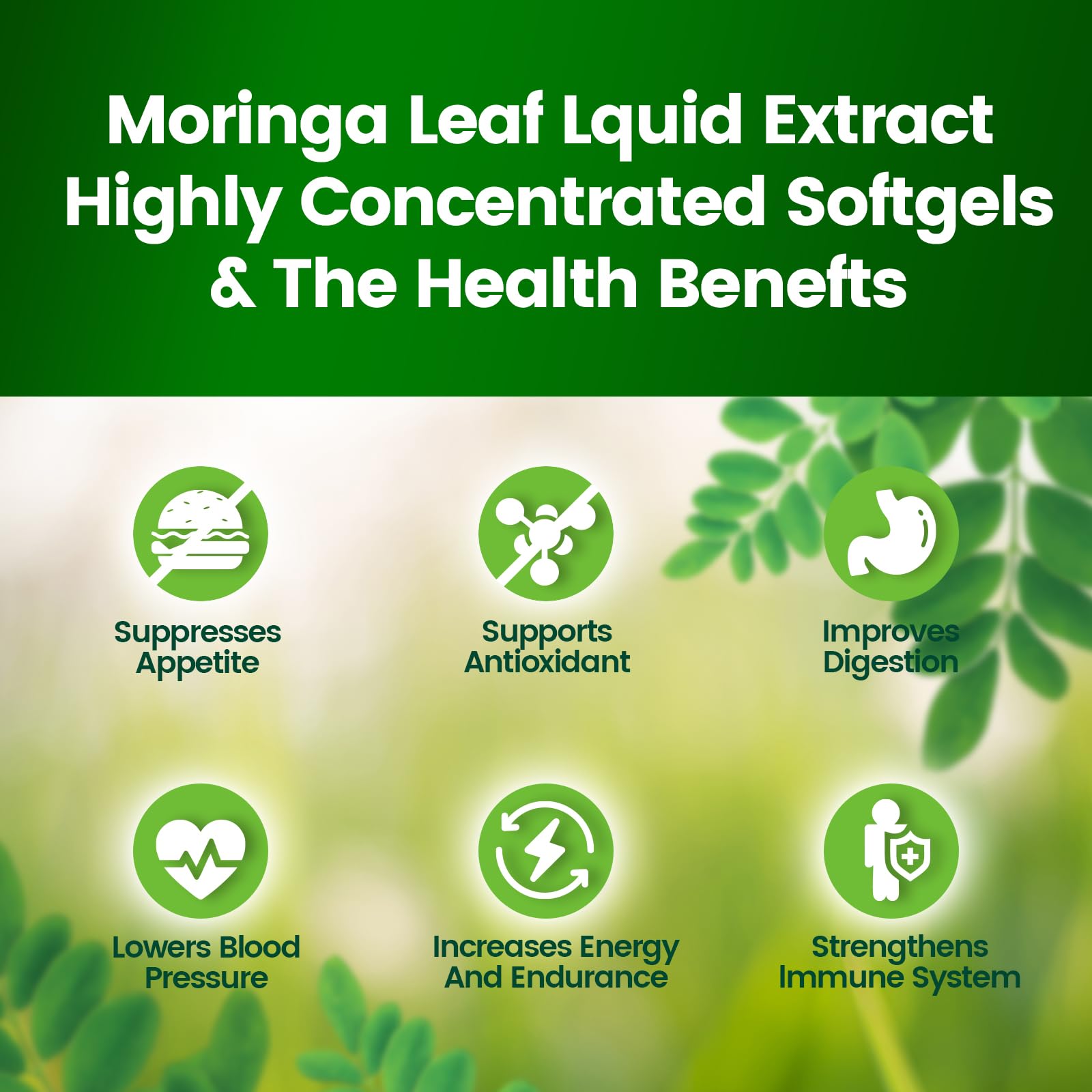 VivoNu Moringa: color y textura verde, apoyo digestivo y piel saludable.