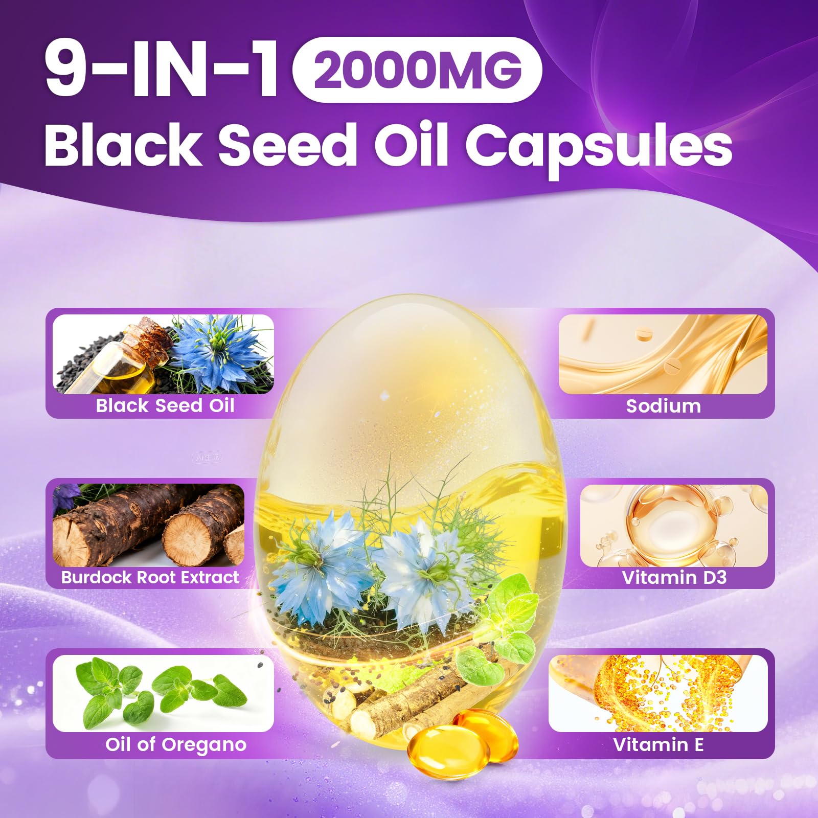 VivoNu extracto de bardana como complemento herbal para bienestar general.