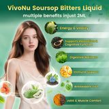 VivoNu Gotas Soursop: mezcla de hierbas 10 en 1.