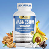 VivoNu Magnesium Complex bottle showing 8 forms for balanced daily support.