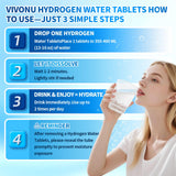 VivoNu tabletas efervescentes que se disuelven rápido en agua