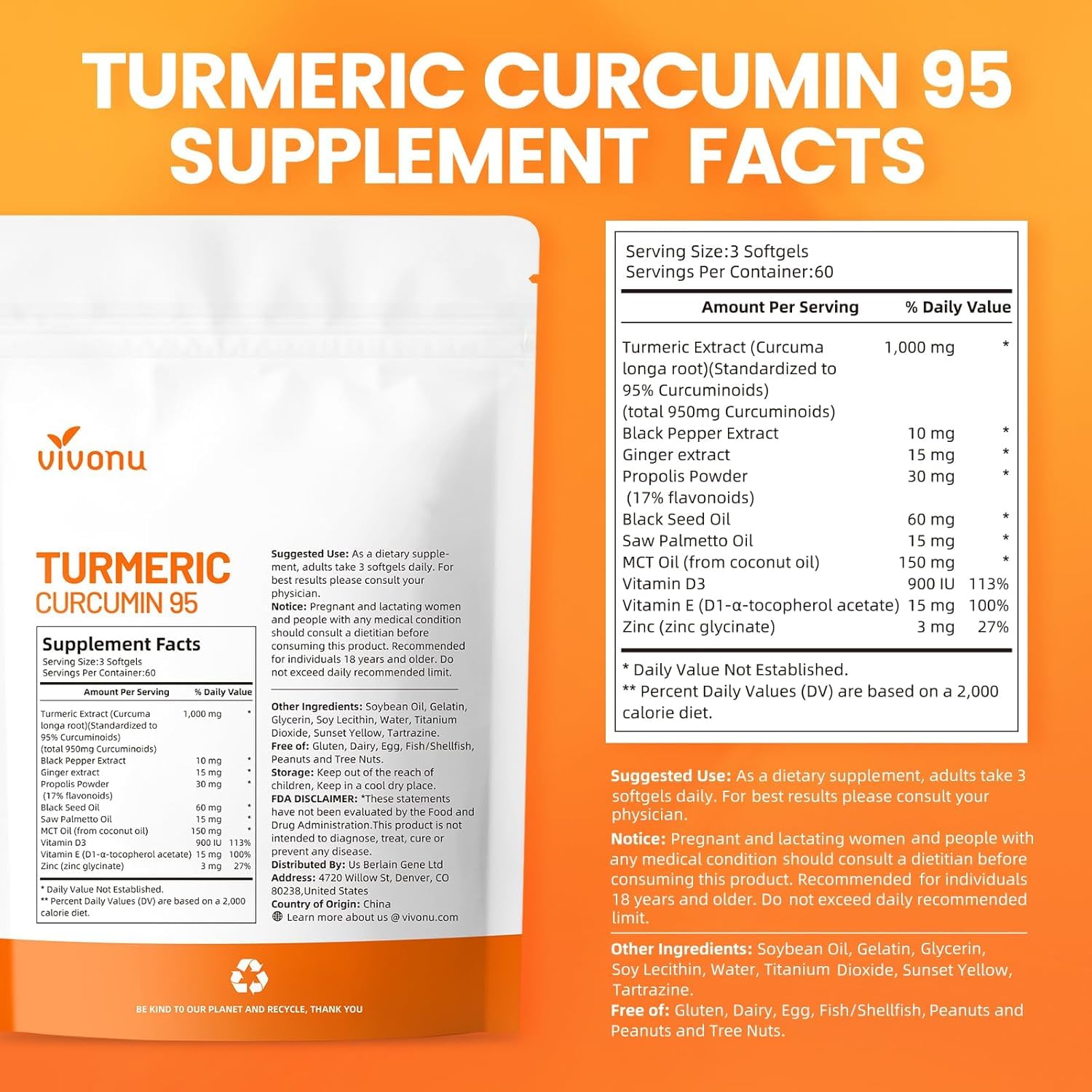 VivoNu zinc-d3-e: micronutriente zinc y D3/E compatibles en cápsulas.