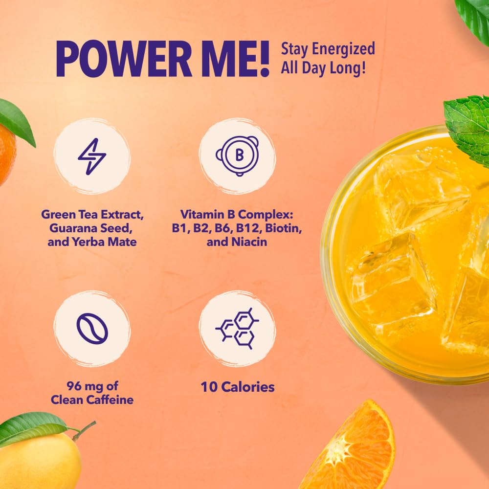 Power Me! preparado en shaker con agua fría para recargar la tarde.