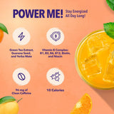Power Me! preparado en shaker con agua fría para recargar la tarde.