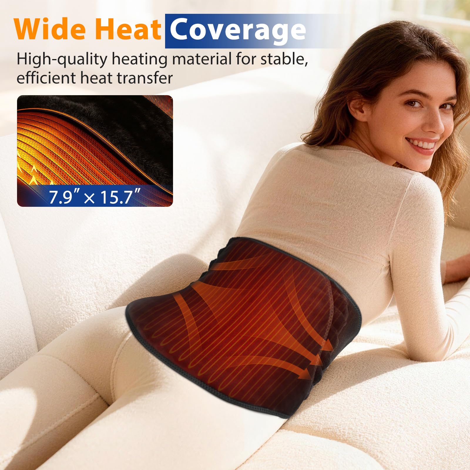 VIYACHY ajuste de calor de 5 niveles para comodidad personalizada.