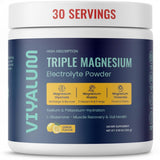 VIYALUM Triple Magnesium, botella limón para hidratación diaria
