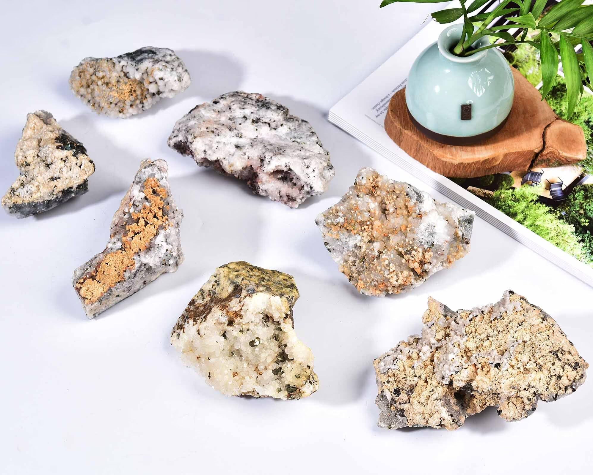 VIZYTOU Decoración de hogar con mineral cristal para colección.