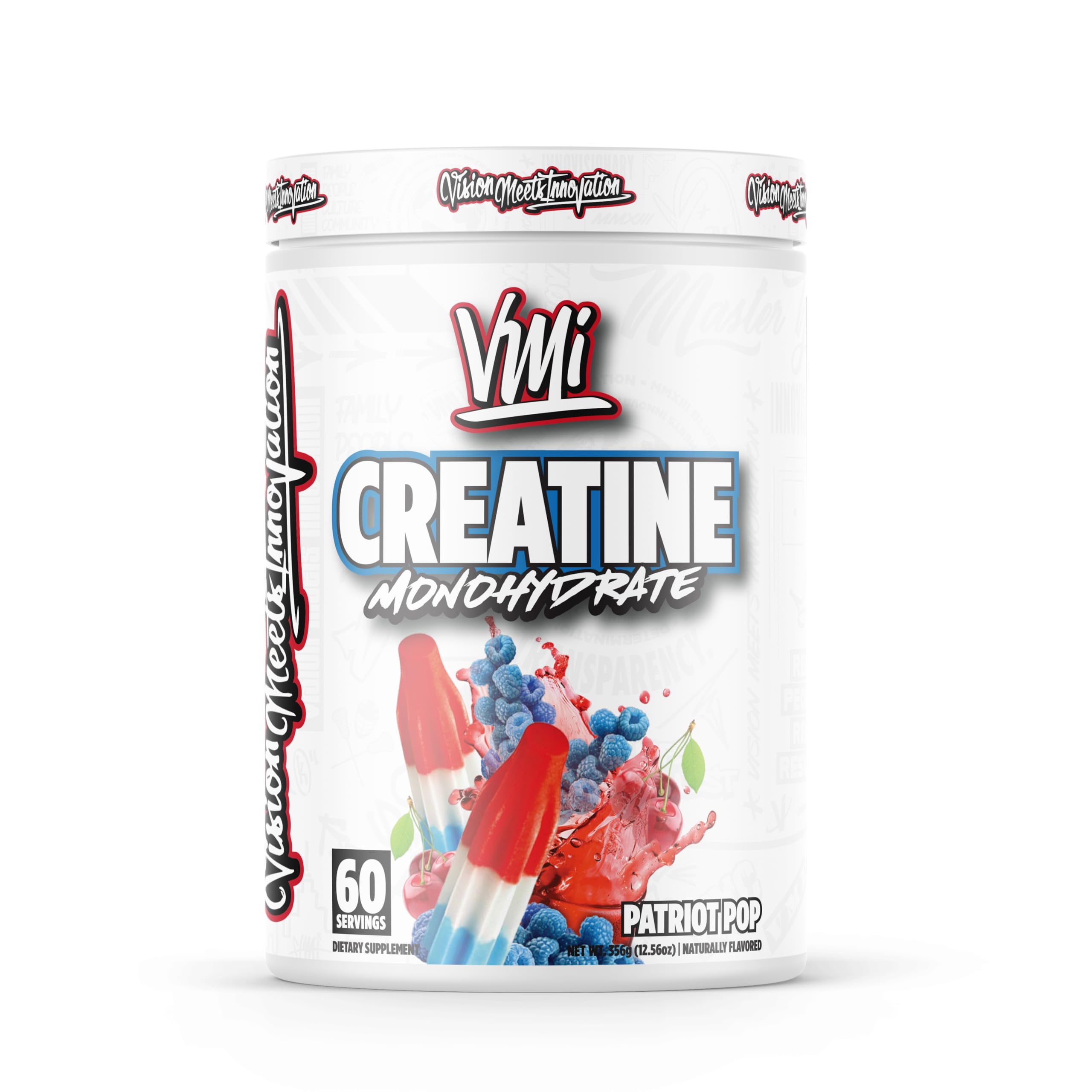 VMI Sports creatina monohidrato: polvo para ganar masa muscular y rendimiento.