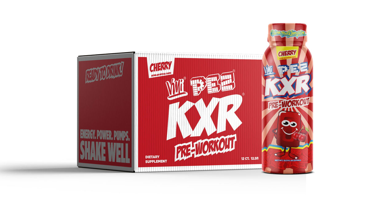 VMI Sports KXR botella derramando energía para entrenar intensamente