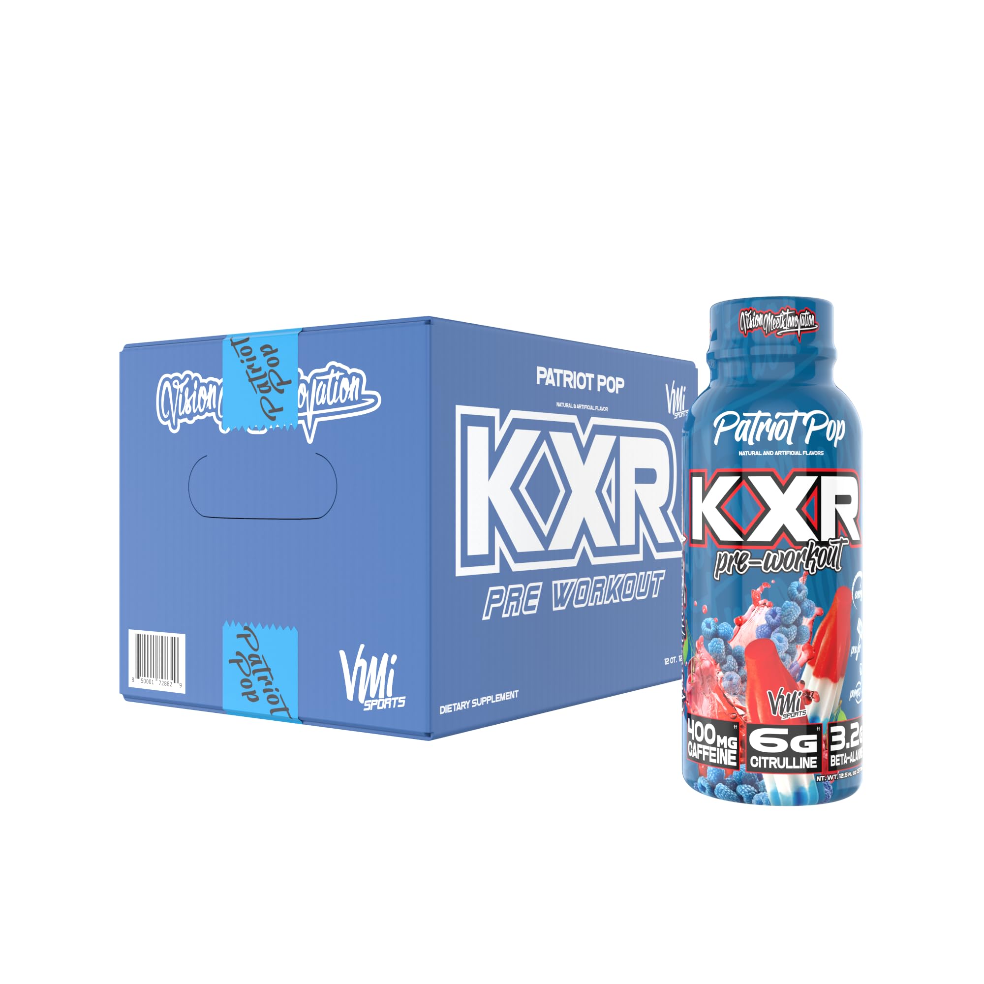 VMI Sports KXR botella listo para beber, energía sostenida para el entrenamiento