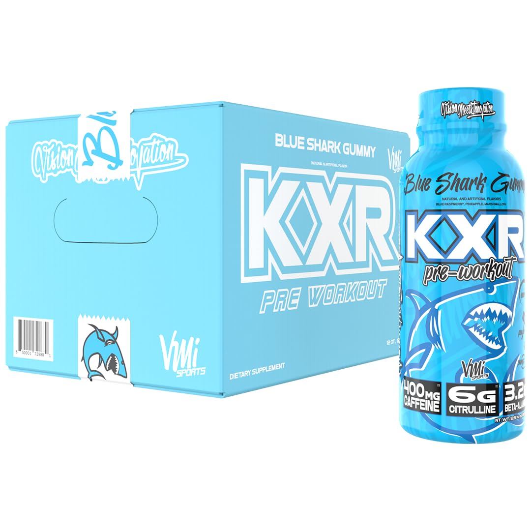 VMI Sports KXR lata azul al frente para entrenamiento con energía.