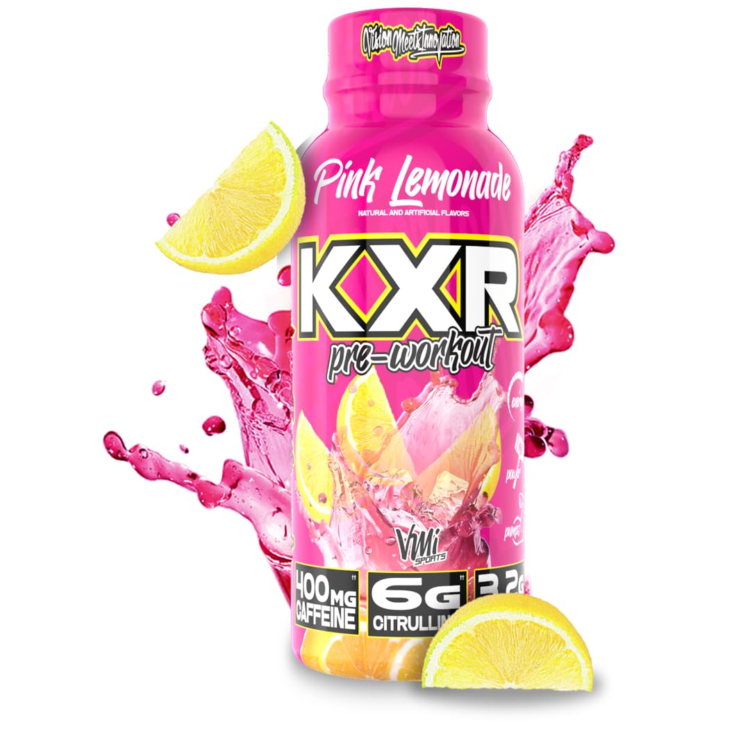 KXR se vierte en un vaso, ideal para inicio rápido del entrenamiento.