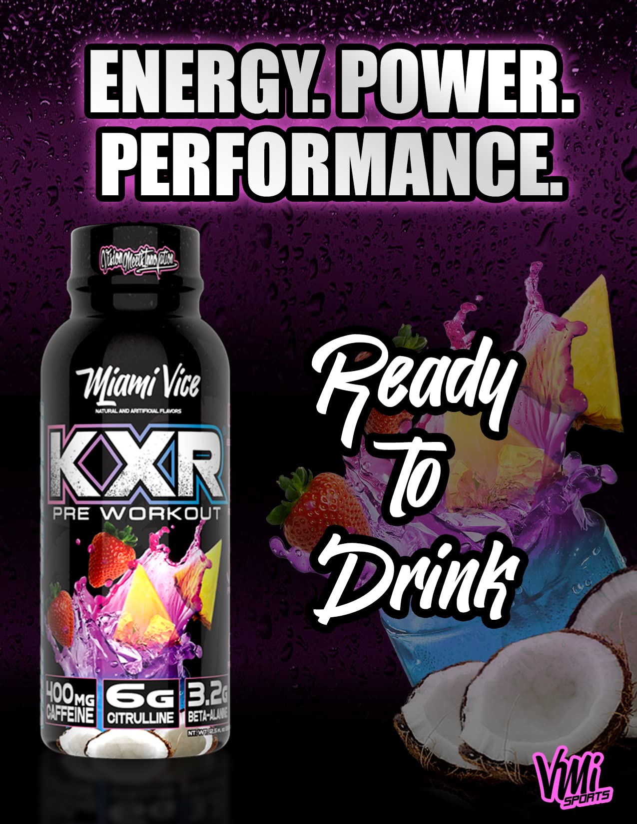 Primer plano de VMI Sports KXR enfocado en bomba muscular durante el entrenamiento.