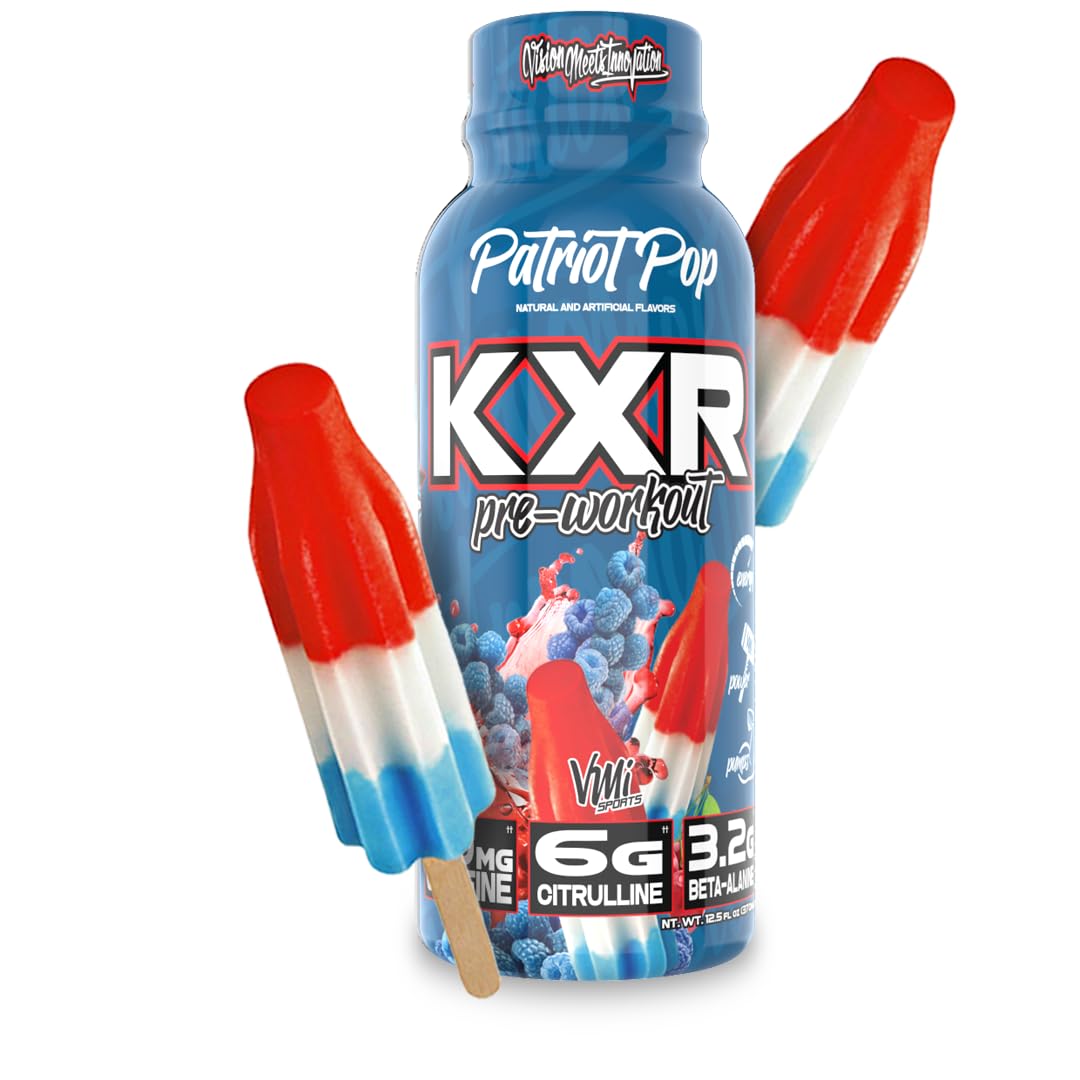 VMI Sports KXR sabor patriota, ayuda a concentración durante sesiones intensas