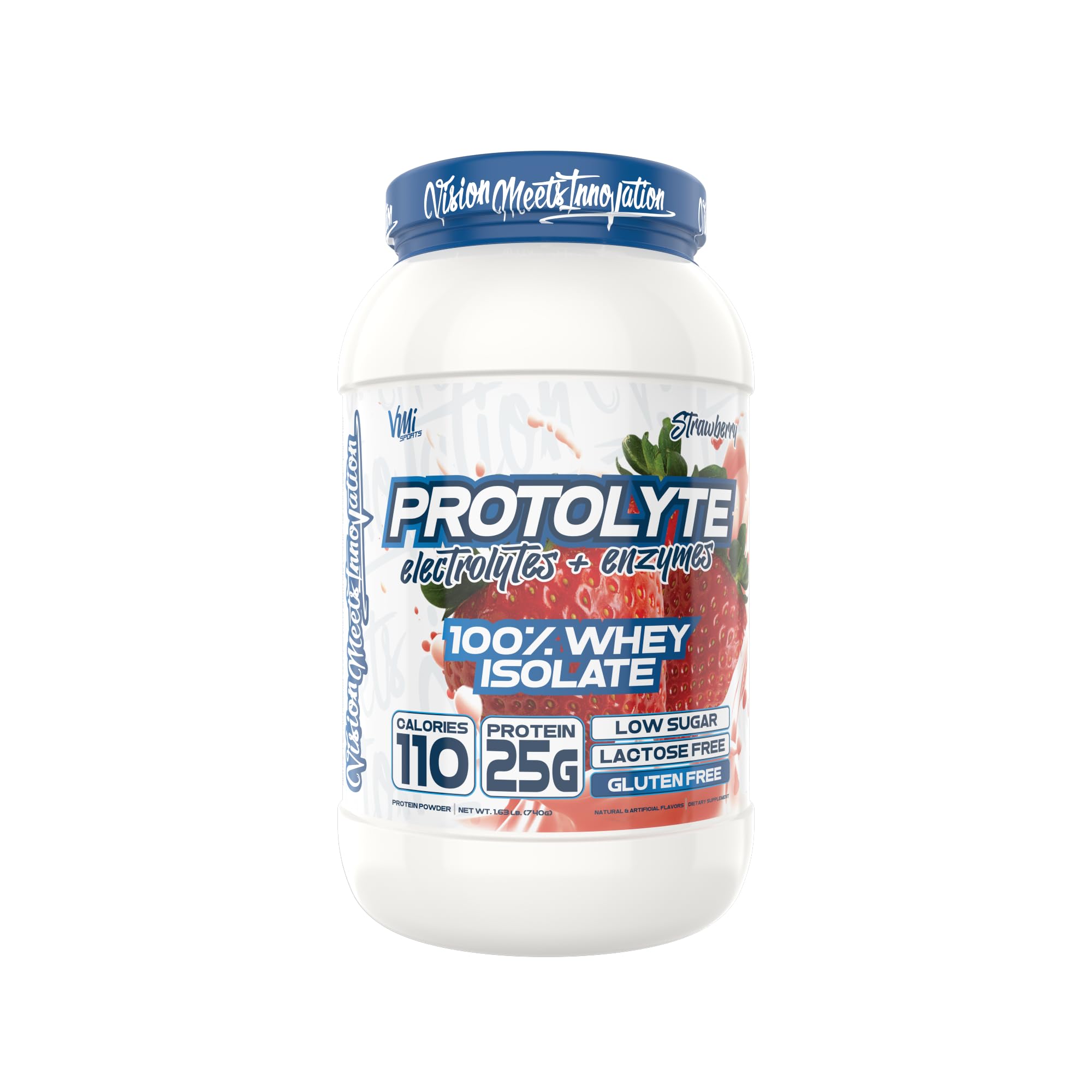 ProtoLyte, batidor para disolver proteína de fresa sin grumos
