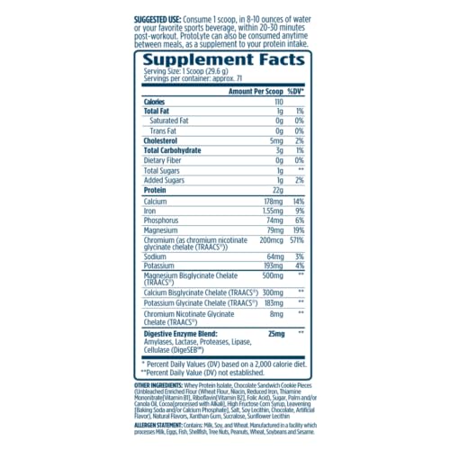ProtoLyte de VMI Sports, sabores-cremosos, disfrute post-entrenamiento sin calorías excesivas.