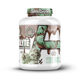 VMI Sports Protolyte empaque visible, sabor menta con chispas de chocolate para entrenamiento.