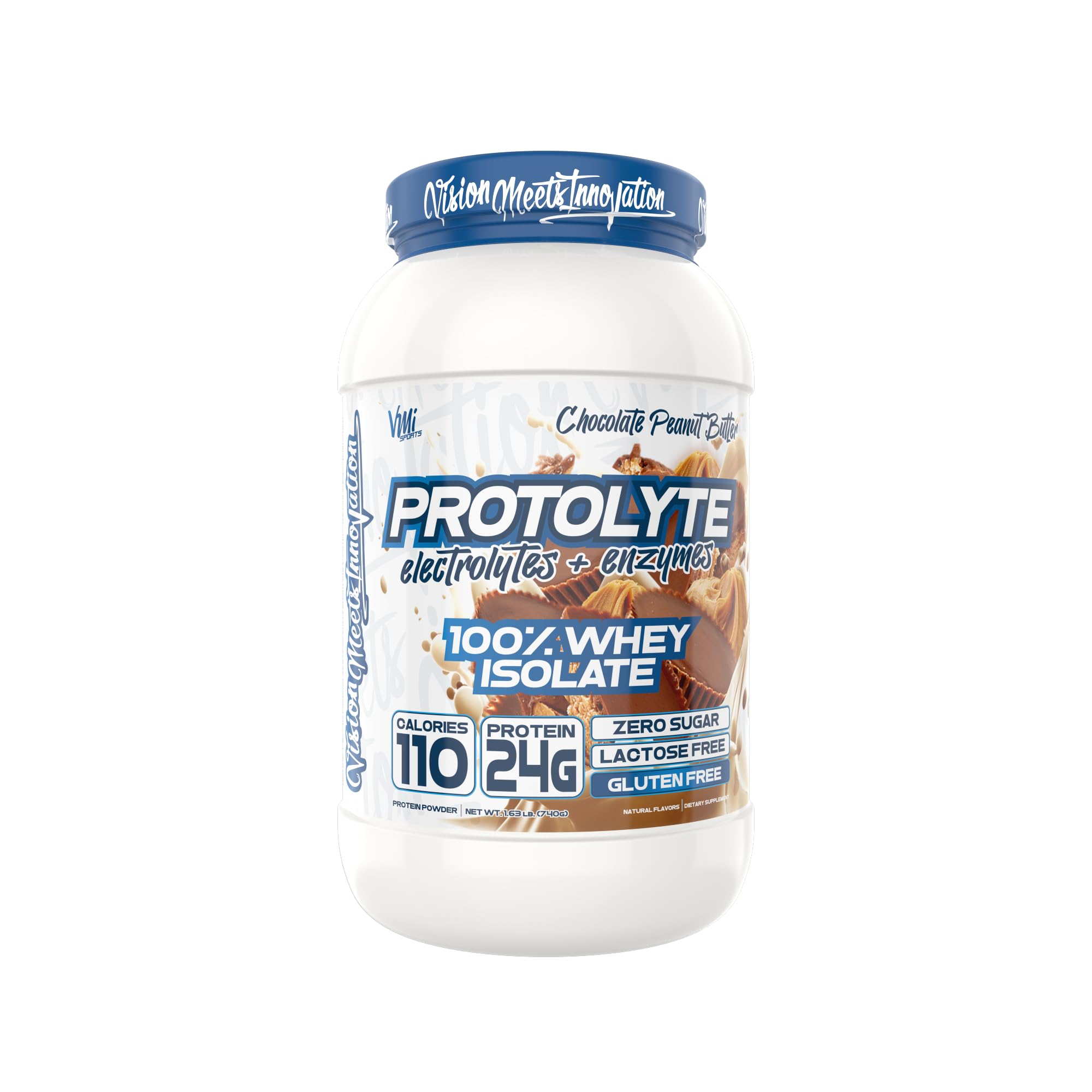 Etiqueta nutricional de ProtoLyte con proteína y BCAA por porción