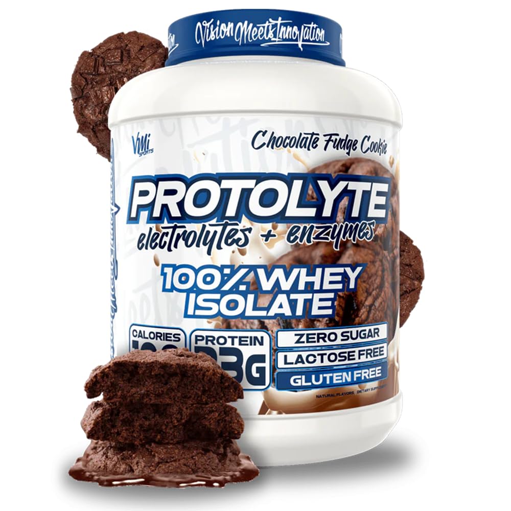 ProtoLyte de VMI Sports, frasco de proteína ideal para después del entrenamiento.
