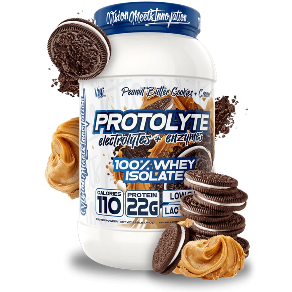 ProtoLyte en lata, proteína de suero para crecimiento de músculo magro y recuperación.