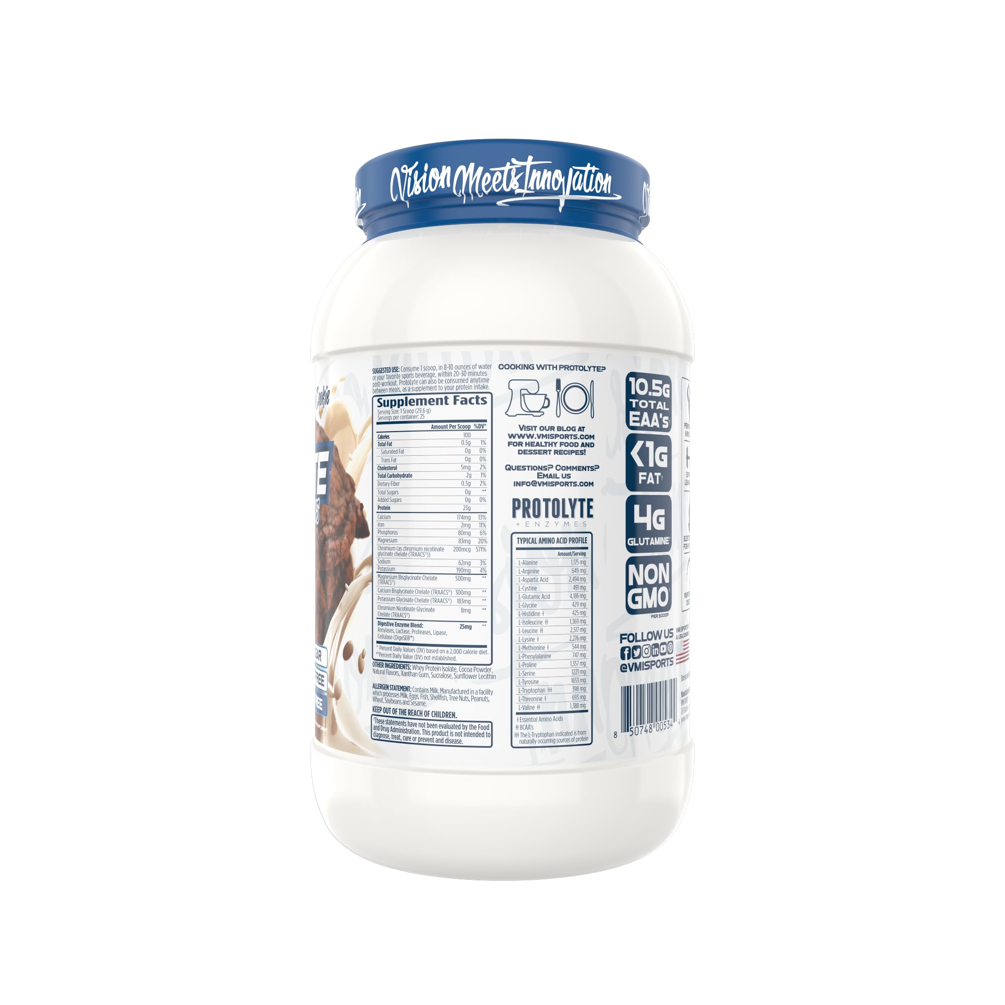 ProtoLyte sabor chocolate fudge cookie para batido diario