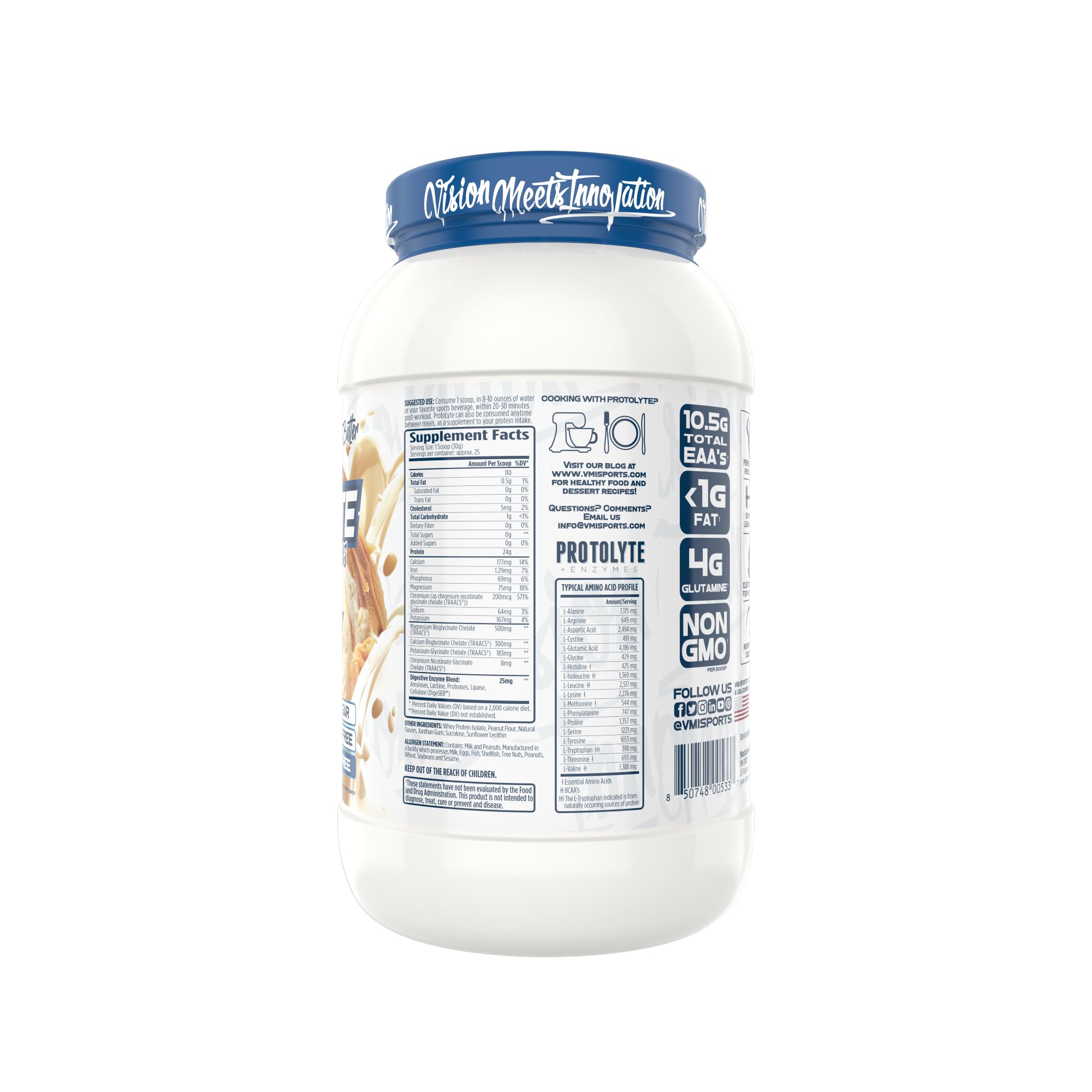 Mezcla cremosa de ProtoLyte, sabor vainilla con mantequilla de cacahuete.