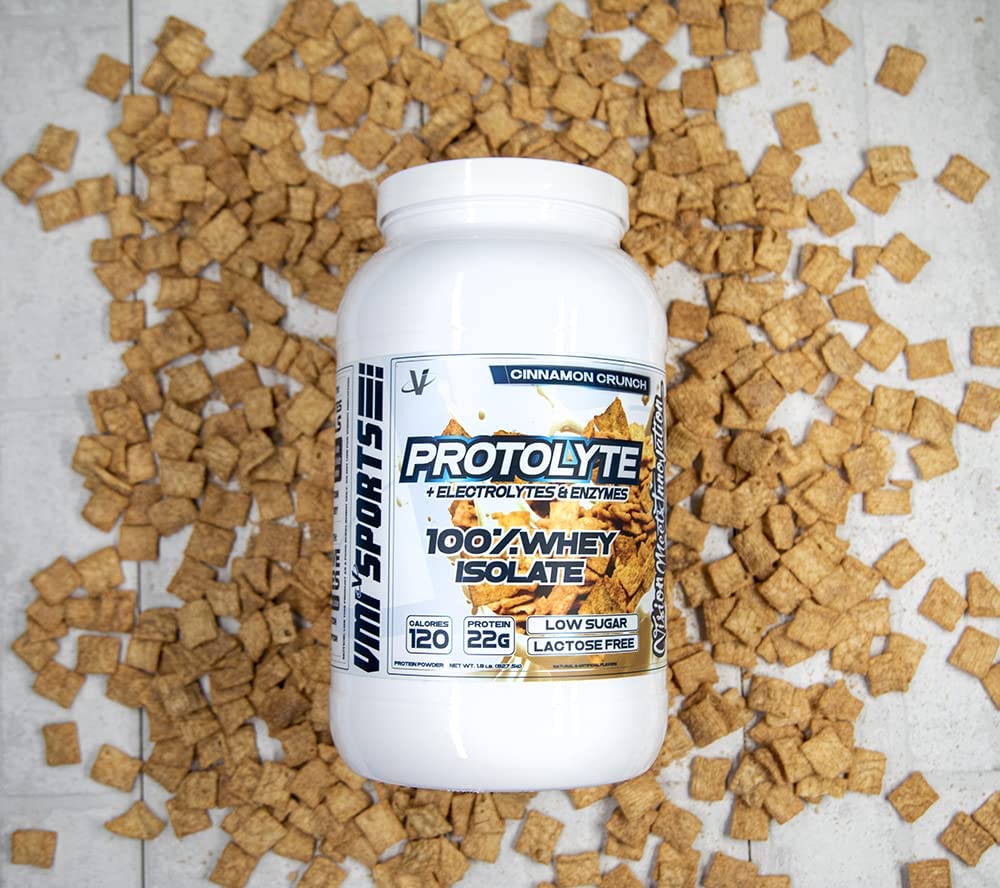 ProtoLyte Whey Isolate, sabor Canela Crujiente, experiencia agradable.