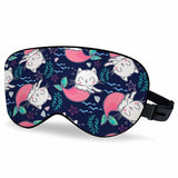 VNWOALU mascarilla para ojos Sirena Gatos con ajuste cómodo para dormir mejor