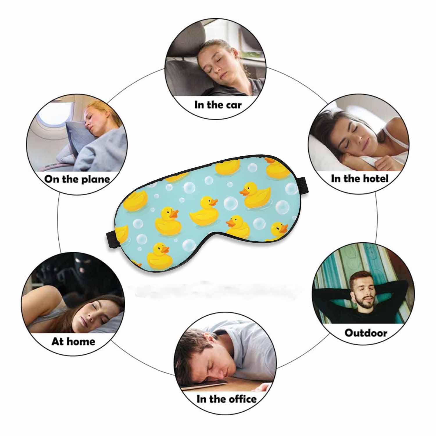 VNWOALU antifaz ideal para viaje, siesta y meditación.