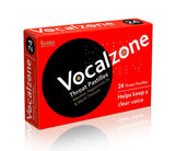Vocalzone garganta 24 piezas, dos paquetes para uso frecuente de la voz.