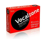 Vocalzone Pastillas para la garganta 24, ayuda a una voz clara para presentaciones.
