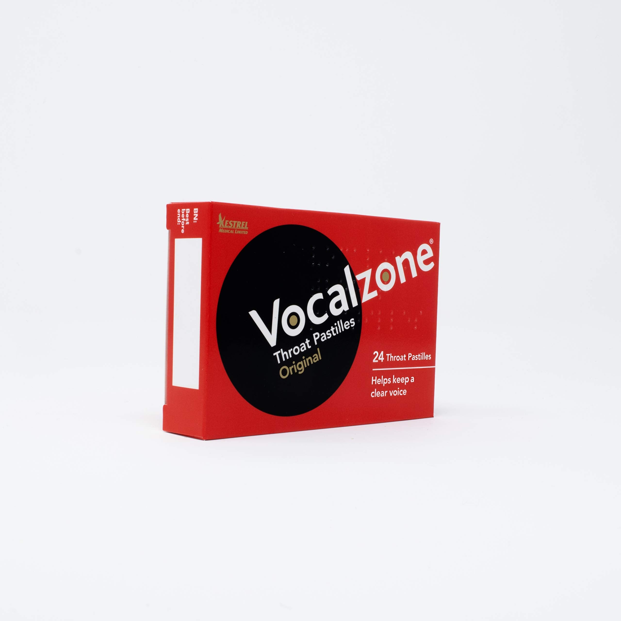 Pastillas VocalZone para garganta para cantantes: apoyo diario de la voz.