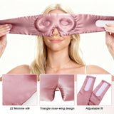 VOCOSTE mascarilla de seda para viaje con funda
