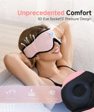 Voerou sonido estéreo nítido en una máscara confortable para noches tranquilas.