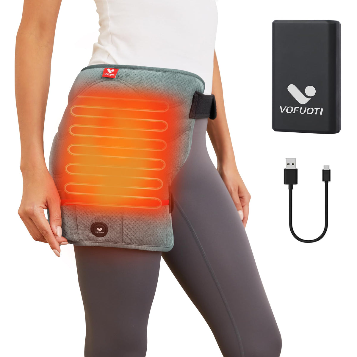 VOFUOTI MAX almohadilla de cadera con calor portátil para uso diario