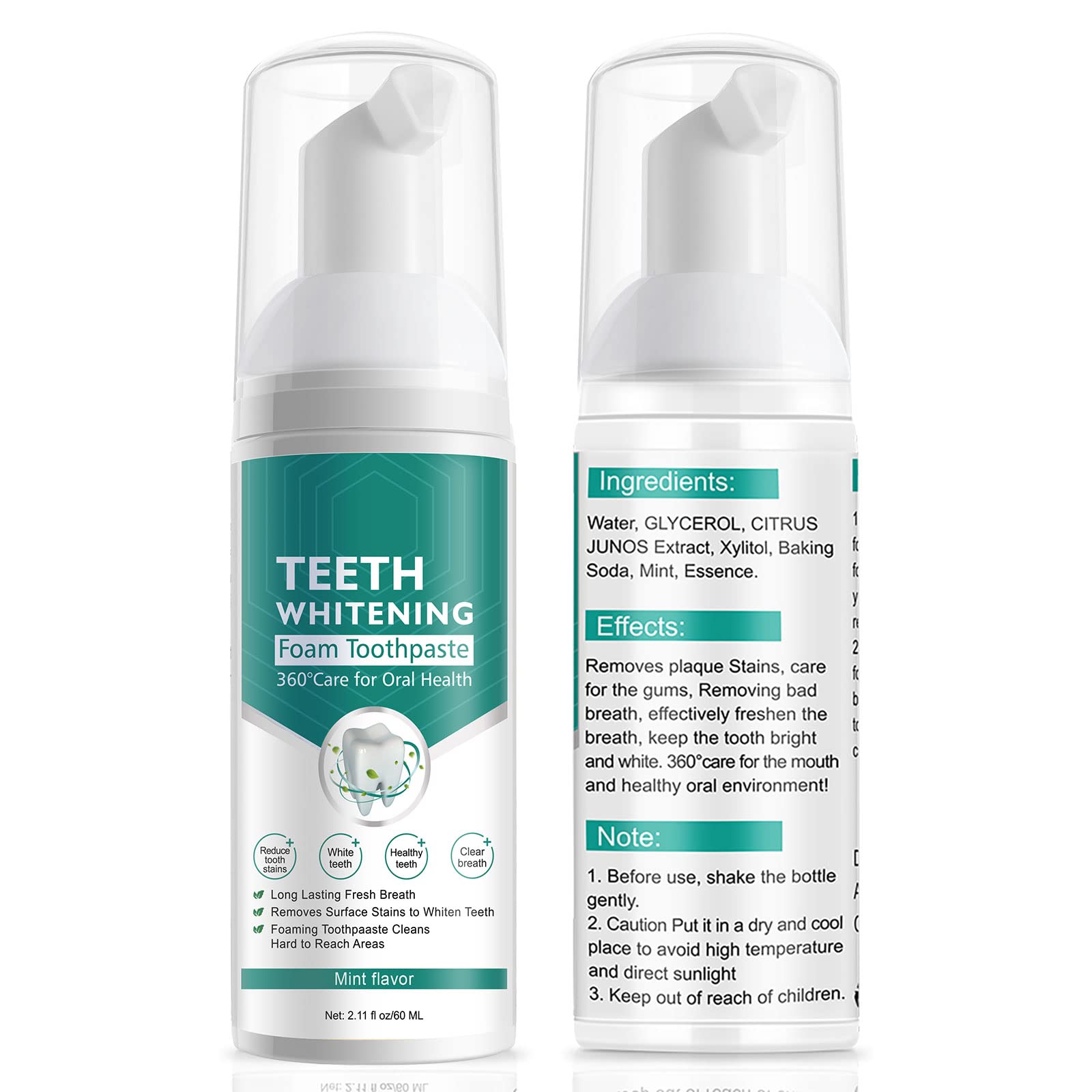 Espuma dental ultrafina de VOGSIG limpia profundamente encías