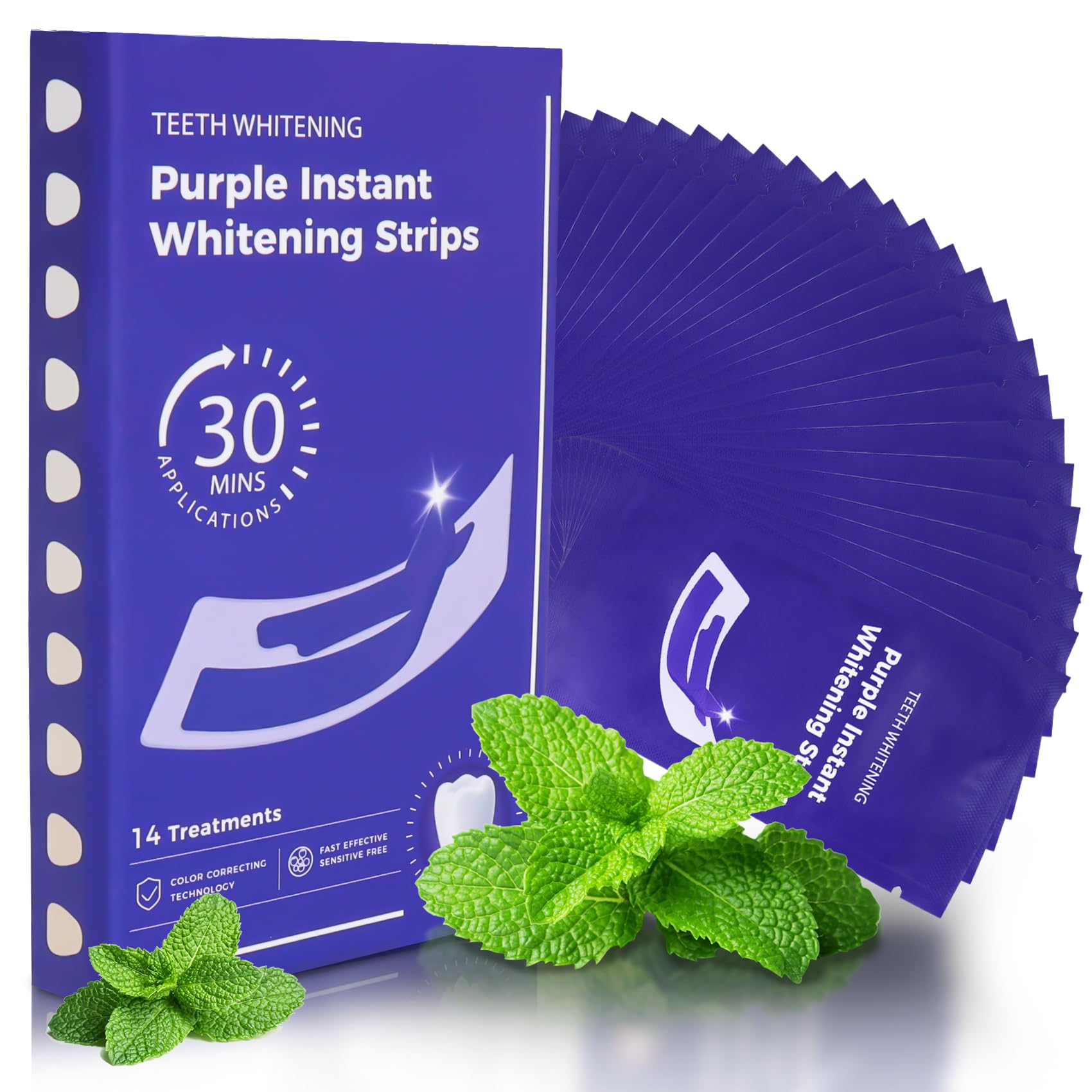 VOHEZTA tiras blanqueamiento para dientes sensibles con empaque práctico para empezar hoy.