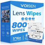 VOISEN Lentes: toallitas 800 unidades para limpieza clara y sin rayas.